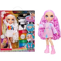 Rainbow High muñeca cabello rizado